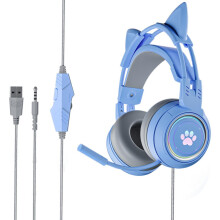 Wired Gaming Headset Sy-G25 with Mic USB for PC for Android iOS for VR
