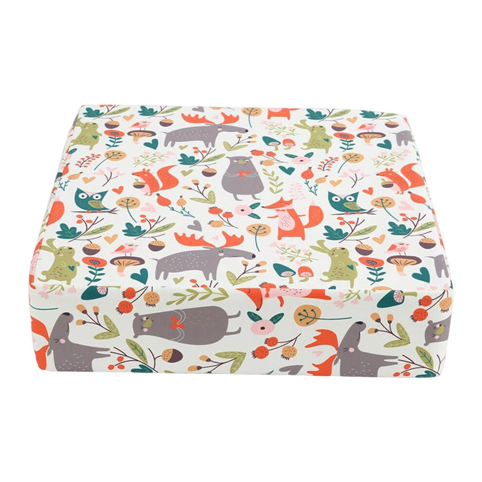 Portable Dining Chair Booster Cushion Baby Chair Seat Animal B White
