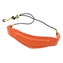 Metal Buckle Leather Saxophone Strap Adjustable Neck Strap Belt Soft O