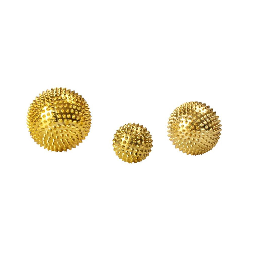 3 Pieces Magnetic Spiky Roller Acupressure Massage Ball Relief Pain Go