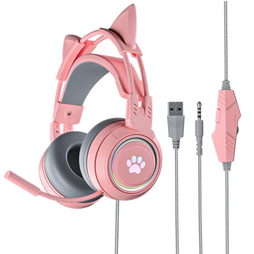 Wired Gaming Headset Sy-G25 with Mic USB for PC for Android iOS for VR 1