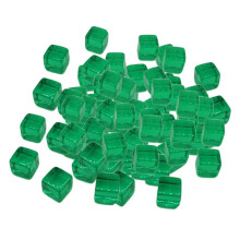 100pcs 10mm Colorful Dices Cube Board Games for Party KTV Toys Green