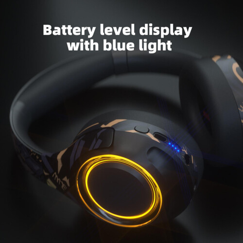Wireless Bluetooth Headset HiFi Bass with Detachable Mic for   PC  Bla 2