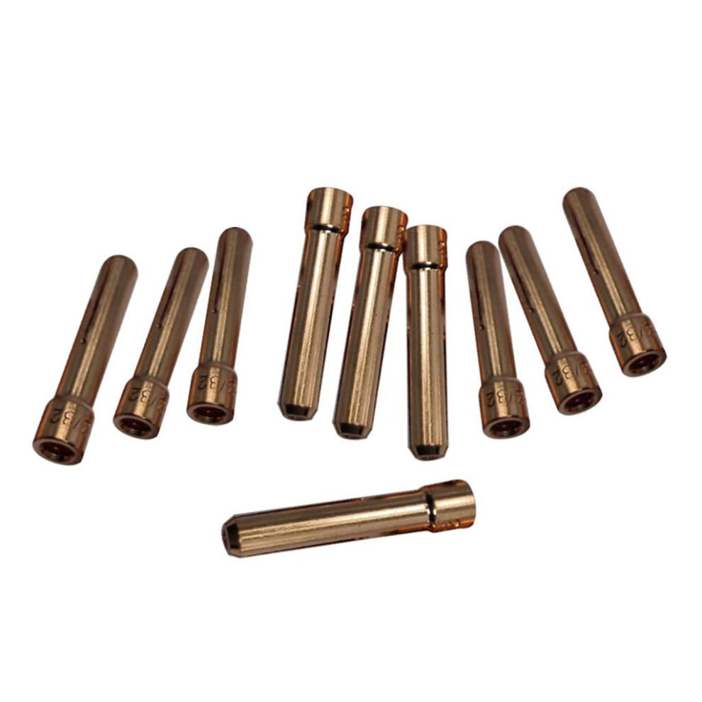 10Pcs Collet Tips For Wp9 18 26 Welding Torch Series 2.4Mm 6902696056184