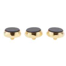 3pcs Trumpet Finger Key Buttons Cover Handmade Brass Trumpet Parts Bla