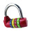Waterproof 4 Digit Combination Safe Padlock Number Lock Gym Locker Red 1