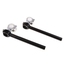 Motorcycle Fork Clamp Tubes CNC Clip-On Ons 7/8" Handlebars Handle Bar