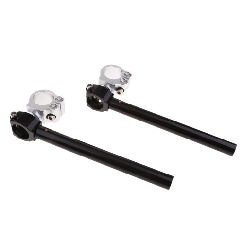 Motorcycle Fork Clamp Tubes CNC Clip-On Ons 7/8" Handlebars Handle Bar