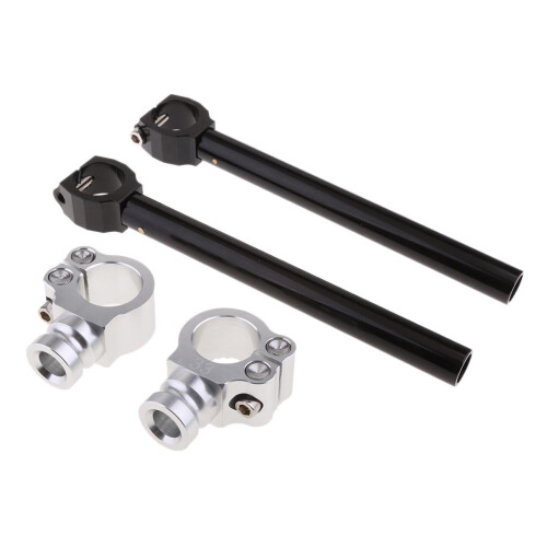 Motorcycle Fork Clamp Tubes CNC Clip-On Ons 7/8" Handlebars Handle Bar 1