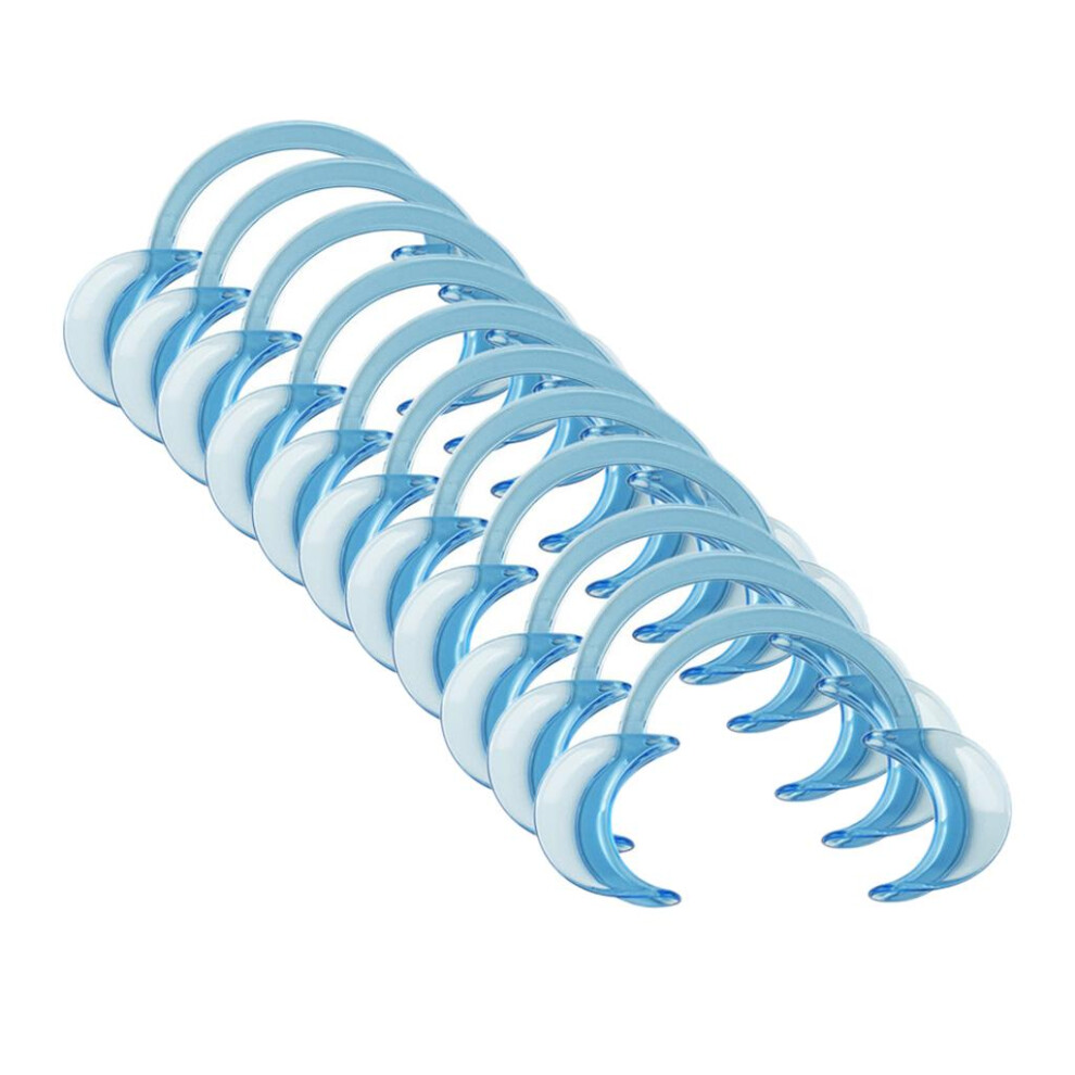 10pcs C-Shape Adult Dental Cheek Retractor Teeth Whitening Lip Mouth O