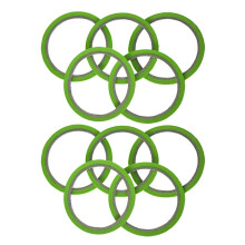 10 Rolls Grid Marking Tape Self-Adhesive Narrow Finishing for Sewing G
