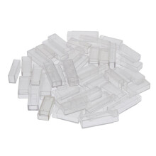 20 Pieces Clear Plastic Blade Storage Case Mini Storage Box Office 8.5