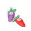 Funny Carrot Plush Toy for Dogs Vegetable Fruit Pulling Carrots Playth 2