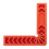90 Deg L Shape Square Right Angle Clamps Corner Clamping Ruler Plastic 1