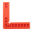 90 Deg L Shape Square Right Angle Clamps Corner Clamping Ruler Plastic 3