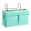 Bedside Caddy Cabinet Storage Organizer for Glasses Book Green 1