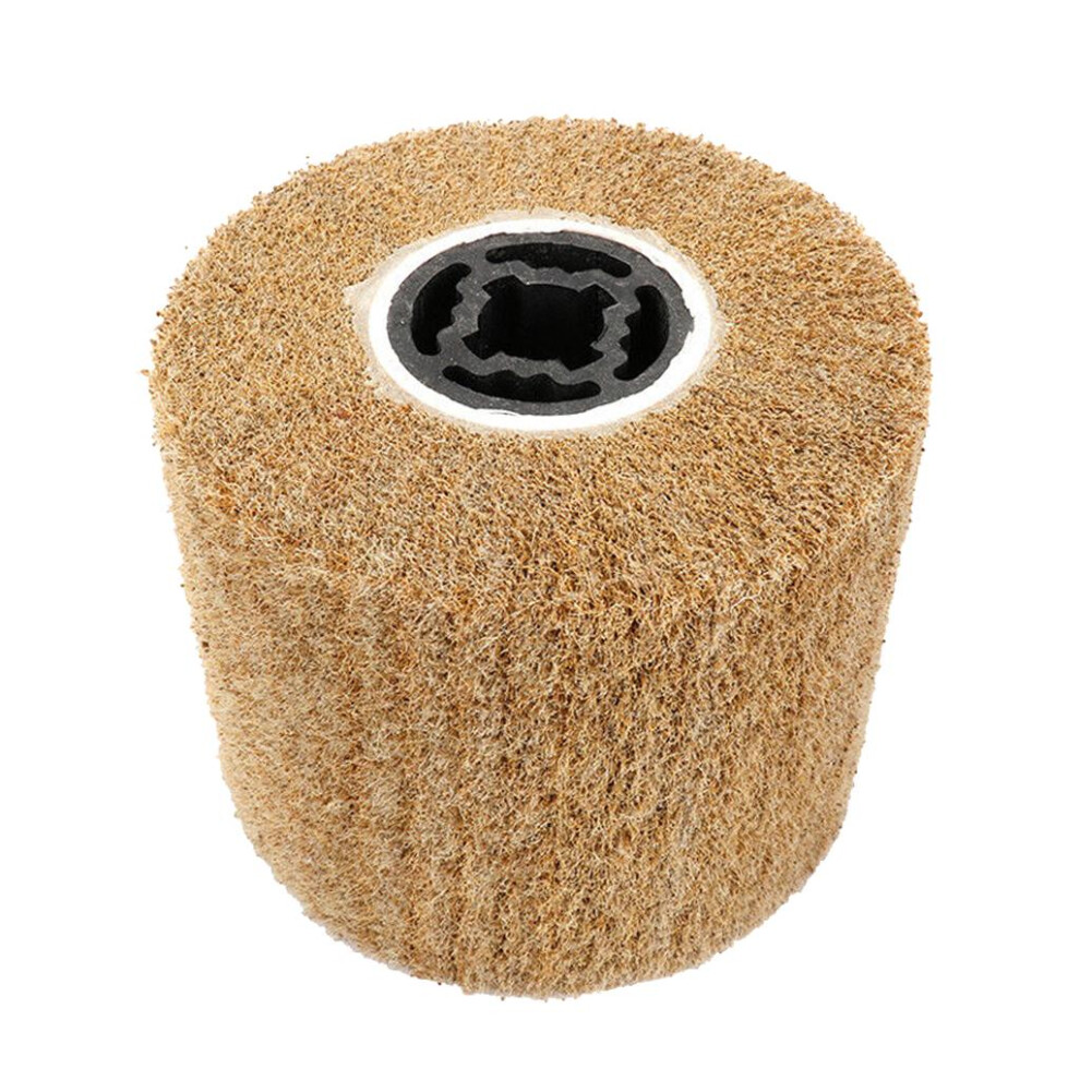1Pc Non-Woven Abrasive Flap Wire Drawing Polishing Burnishing Wheel 12 6902696560346