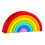Wooden Rainbow Stacker Arch Bridge Playset Stacking Toys for Activity 2