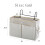 Bedside Caddy Cabinet Storage Organizer for Glasses Book Pink 2