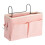 Bedside Caddy Cabinet Storage Organizer for Glasses Book Pink 1