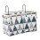 Bedside Caddy Cabinet Storage Organizer for Glasses Book Triangle Blue 1