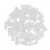 20 Pieces Clear Plastic Blade Storage Case Mini Storage Box Office 8.5 3