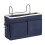 Bedside Caddy Cabinet Storage Organizer for Glasses Book Dark Blue 1