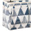 Bedside Caddy Cabinet Storage Organizer for Glasses Book Triangle Blue 3