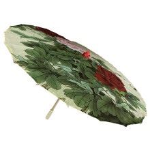 Vintage Chinese Umbrella Silk Cloth Parasol Wedding Party Dance Prop 7