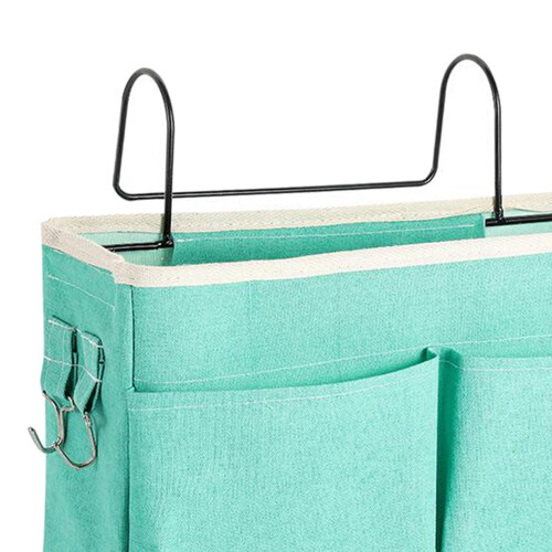 Bedside Caddy Cabinet Storage Organizer for Glasses Book Green 2