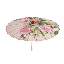 Vintage Chinese Umbrella Silk Cloth Parasol Wedding Party Dance Prop 4