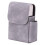 Cigarette Lighter Holder Hard Case Pouch 20 Cigarettes No Texture Grey 1