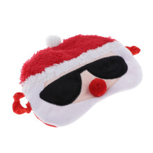 Christmas Sleep Mask Eye Shade Cover for Women Girls Blindfold Santa C