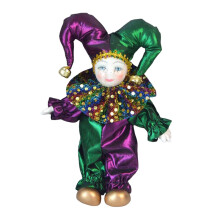 Ceramic Clown Figurines 7'' Crafts for Ornament Party Favors Game Prop