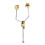 Fly Tying Tools Ceramic Fly Tying Materials Bobbins Thread Holder Gold 1