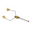 Fly Tying Tools Ceramic Fly Tying Materials Bobbins Thread Holder Gold 3