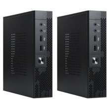 2X ITX Computer Case TX02  Desktop Case Industrial Control HTPC Case