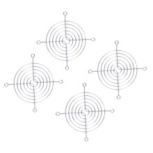 4 X Metal Wire Finger Guard Protection Grid 80 mm PC Fan Cooler