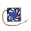 3X 12V  32 70mm 4-Pin Computer Case CFM PWM CPU PC Fan  & Black 2
