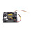 2pcs 70X70mm 12V 3-Pin PC Computer Case CPU  Brushless Cooler Cooling Fan Black 4