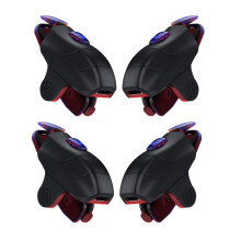 2X Mobile Game Controller Gamepad L1R1 AuslöSer Zieltaste Shooter Joystick für PUBG Alloy Button Anti-Rutsch-Presse Eingebaute Topfscheibe