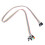 3X Boitier D'Ordinateur LED Lumiere ATX Reinitialiser HDD Interrupteur Cable 50cm Long, Rouge Vert 3