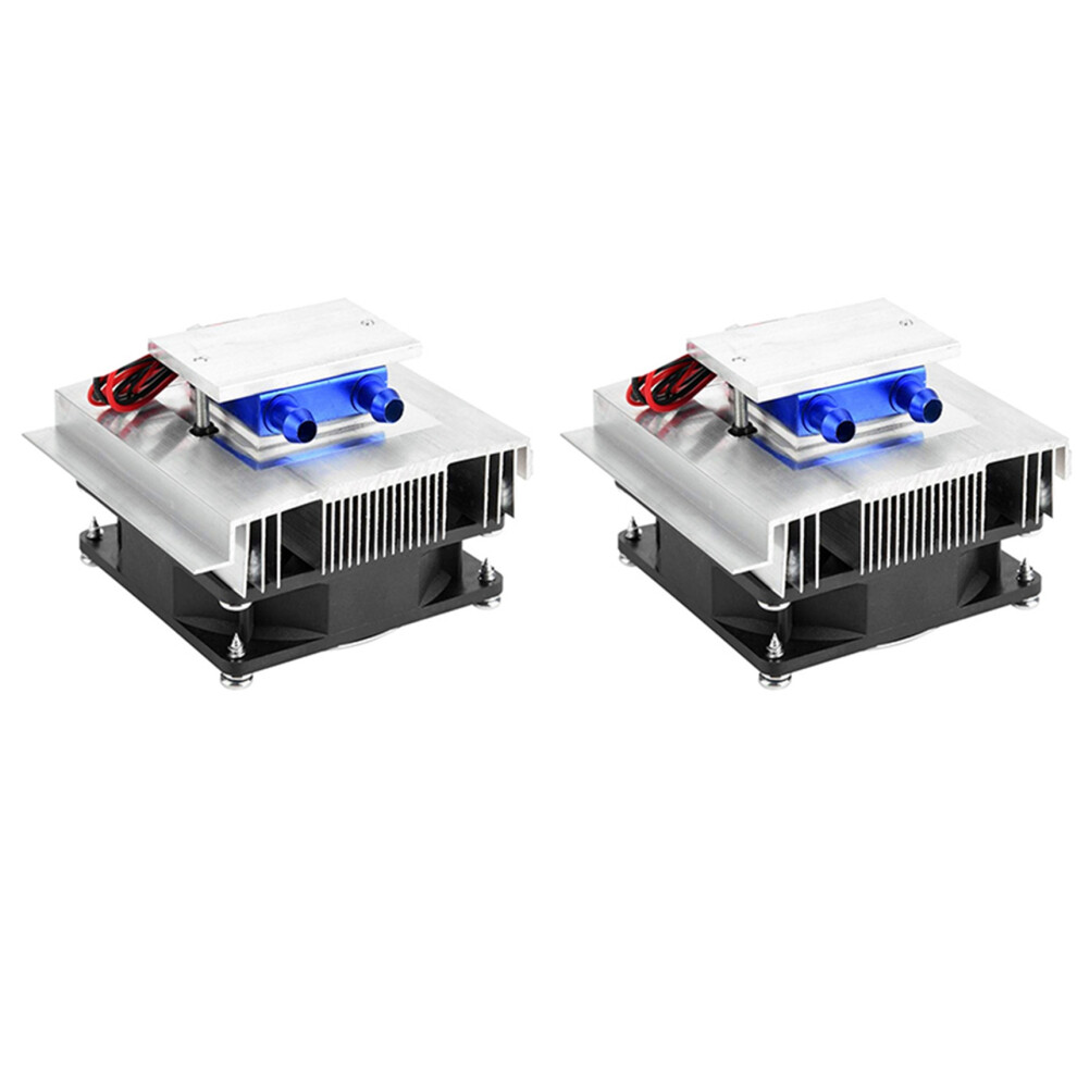 2X Thermoelectric Cooler Cooling System Semiconductor Refrigeration System Kit Heatsink Peltier Cooler For 15L Water 6034087659107
