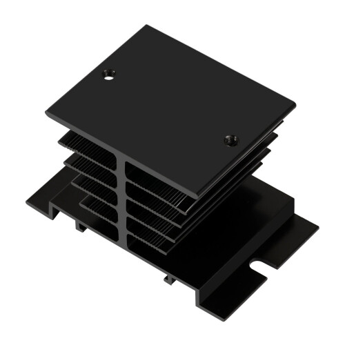 Solid State Relay Heat Sink,6PCS Aluminum Heatsink PID Temperature Controller Heat Sink for SSR-10,25,40A 2