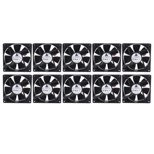 10Stck 90X90X25mm  12V 0,60 A 4-Pin-Computer-CPU-LÜFter