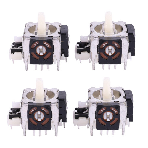 4Pcs 3D Analog Vibration Joystick Thumbstick Controller Module Thumb Stick for   360 Ps2 Repair Parts