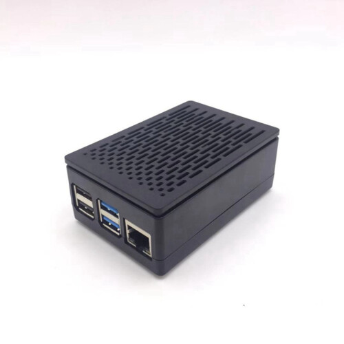 2X for Raspberry Pi 4 Case Shell Box Enclosure Installable Cool Fan Aluminum HeatSink Enclosure for Raspberry Pi 4B 2