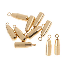 10pcs Brass Sinker Drop Shot Weights Finesse Sinker Perch Pike Fishing