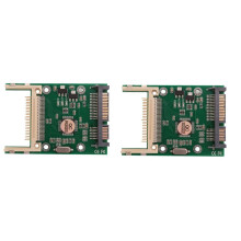 2X Compacto Destello CF Al Convertidor del Adaptador de Serial ATA