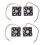60mm 6cm  12V 3 Pin Computer Case CPU Cooler Cooling Fan Black 4 Pcs 1